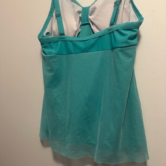 Teal Sleeveless Tankini - Picture 3 of 5